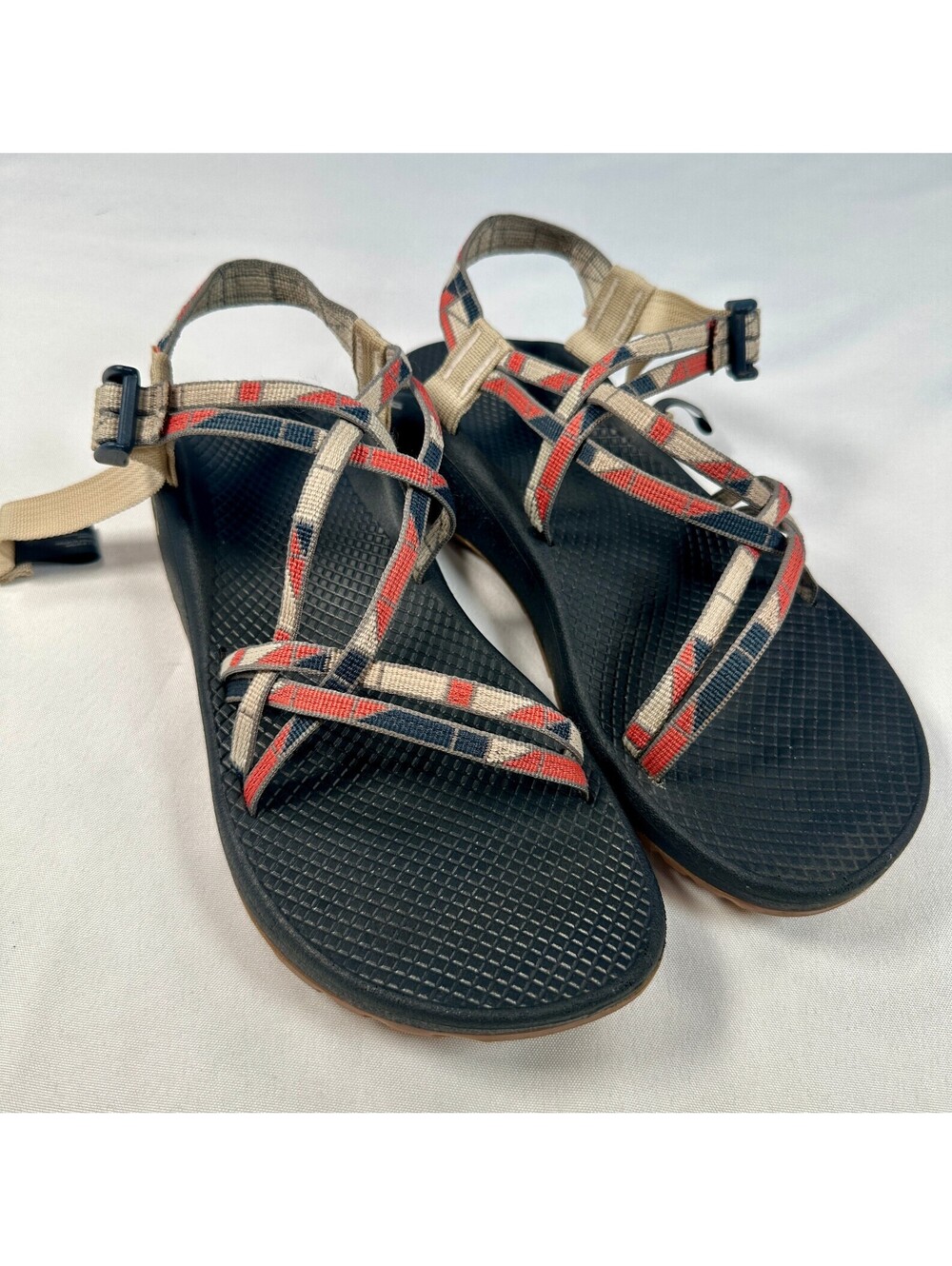 Chaco Z/Cloud X Sport Sandals Women's Size 11 Multi-Color Geometric Straps